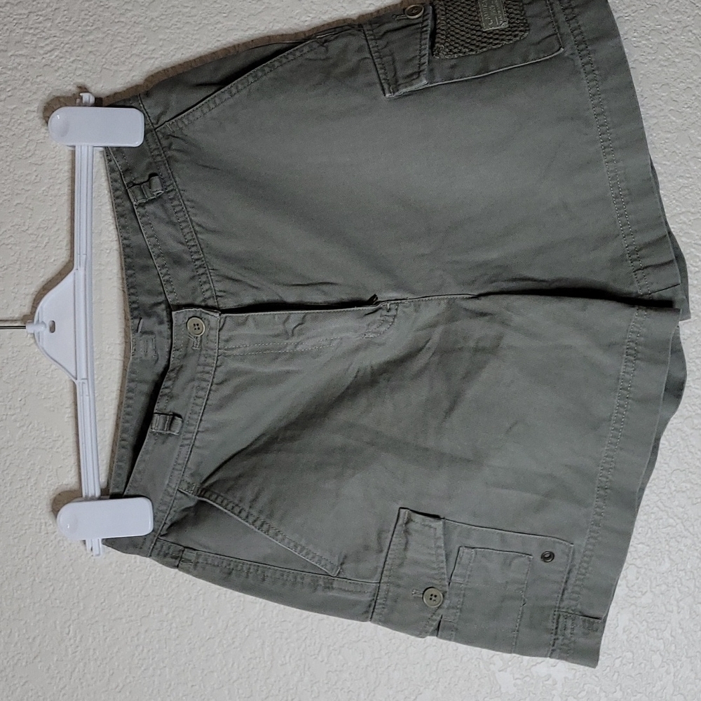 Lauren Ralph Lauren 4P Greenish Gray Shorts - Picture 2 of 6